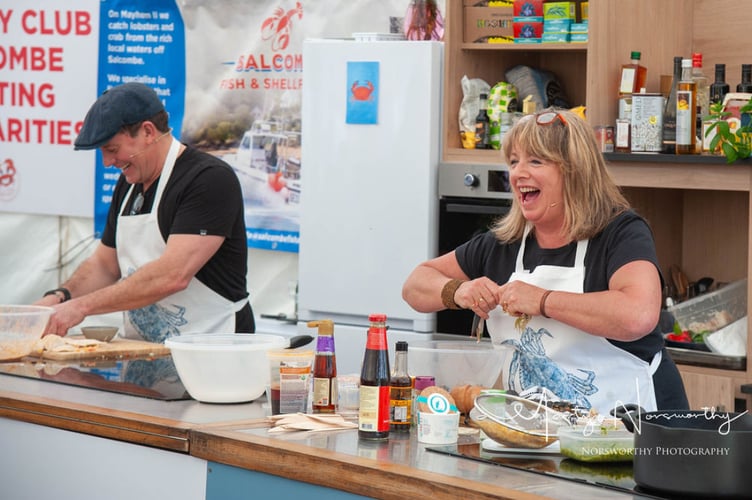 Matt Tebbutt and Jane Baxter
