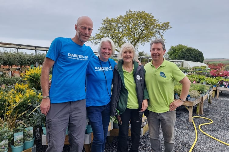 Lisa and Marcus Sutton and their former employers, Chris and Philippa Varlow