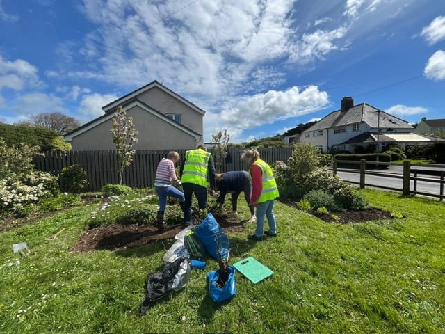 The Salcombe Green Team in action