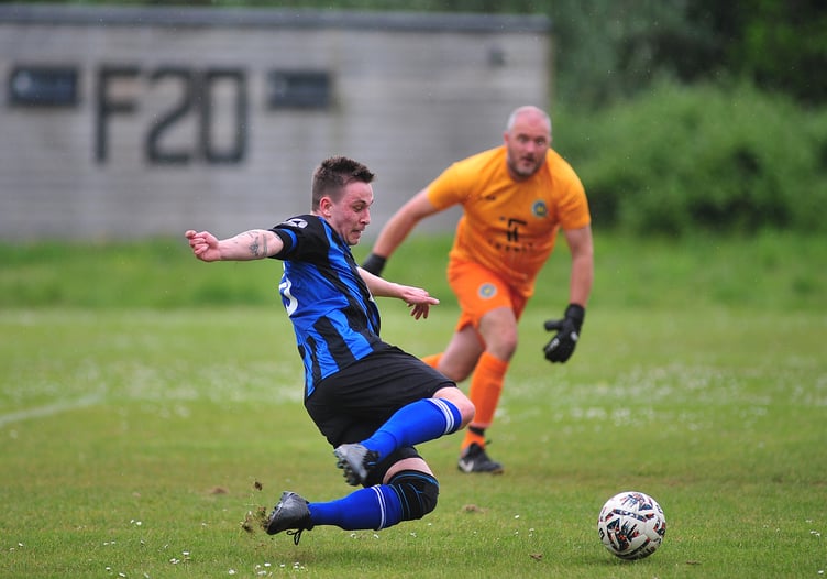 Football. South Devon League Premier Division. Watts Blake Bearne versus Beesands Rovers. A 2-1 win for  the Claymen over their South Hams visitors