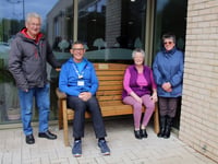 Memorial bench in honour of the Smith family