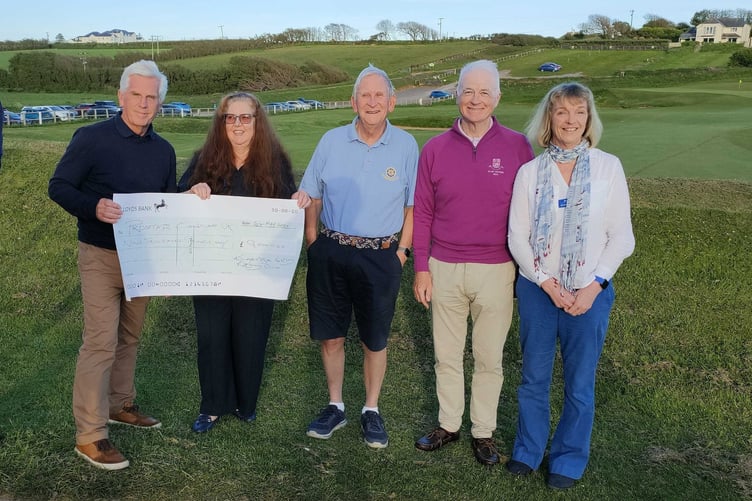 From left to right: Steve Rider, Amanda Bloomer, Peter Barnwell, Jim Stewart and Beverley Harman