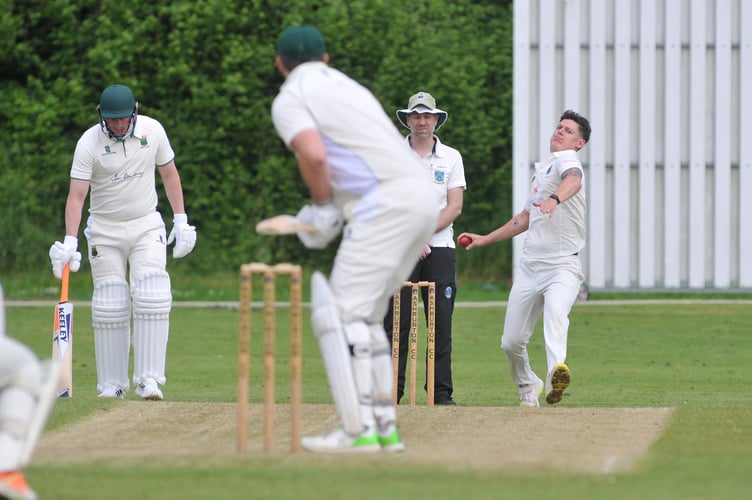 Devon Cricket League C Division West    Ashburton 1st XI  versus Cornwood 2nd XI. A 14 run win for Cornwood.  Ashburton's Ryan May