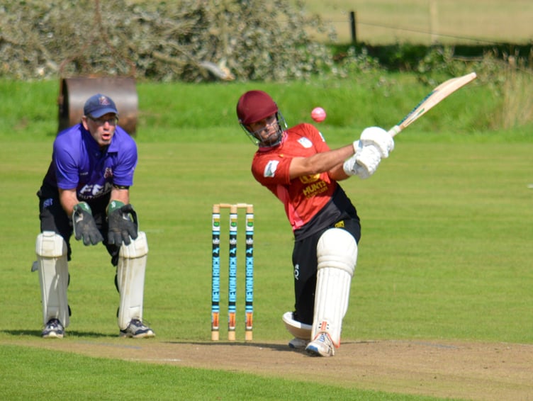 Stoke Gabriel skipper Jake Robinson, who top scored in a losing cause against Cullompton