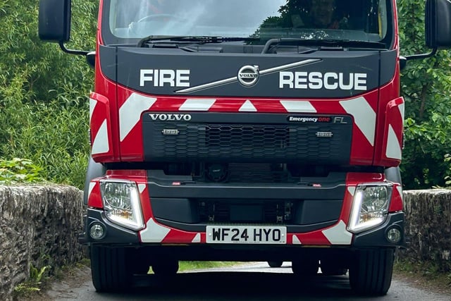 New fire appliance tackles first blaze 