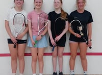 Dartington Squash hold Girls' Championships