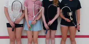 Dartington Squash hold Girls' Championships