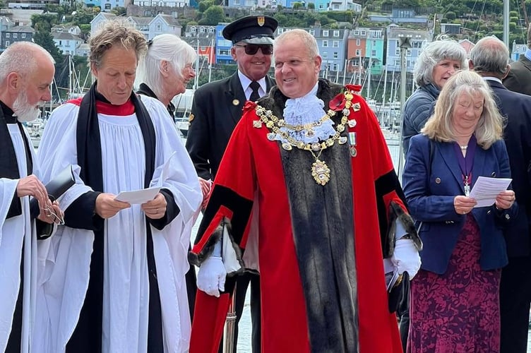 Mayor of Dartmouth Cllr David Wells. Photo Dartmouth Town Council