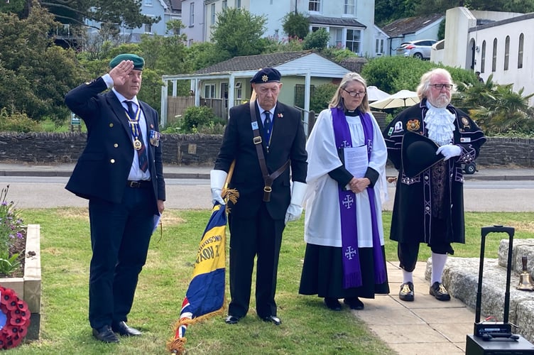 The Last Post in Kingsbridge. Photo Richard Harding