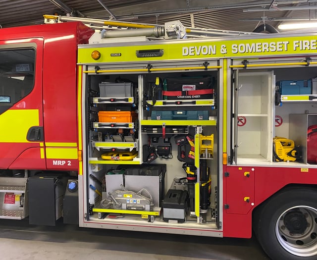 Experience life as a firefighter with Devon and Somerset fire service