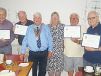 Rotarians honoured for community contributions