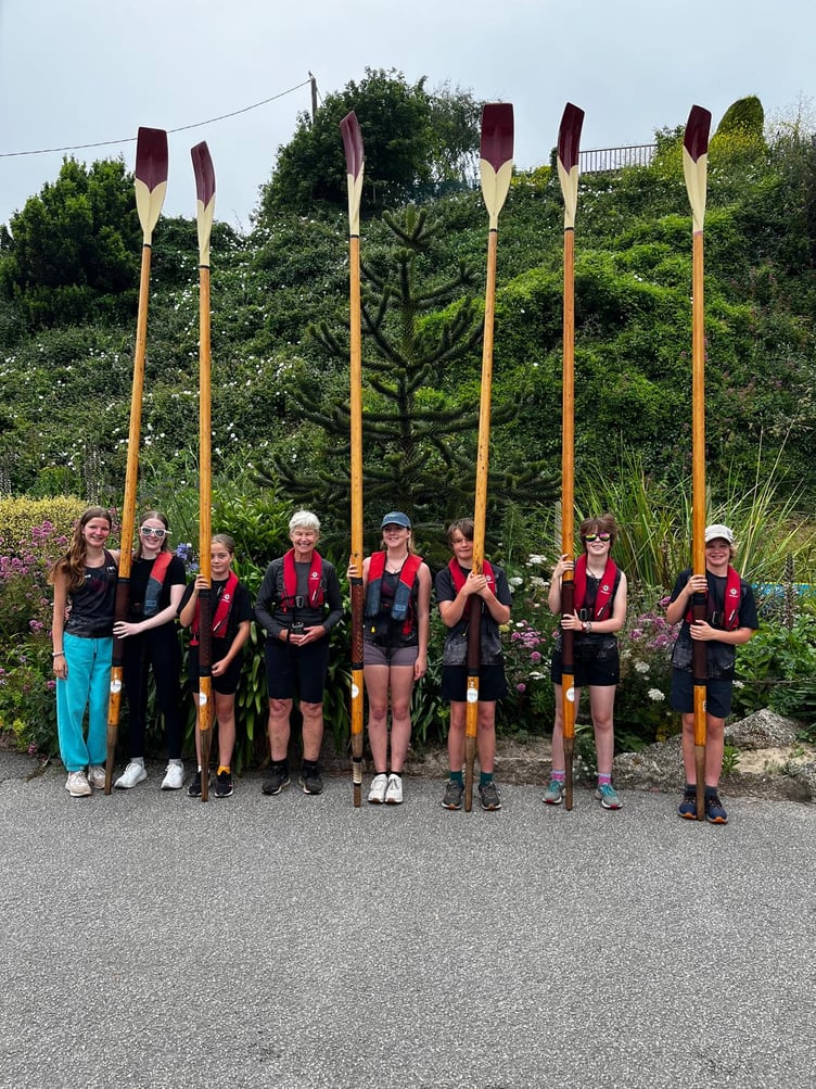 U14 victorious Gig squad at Hayle