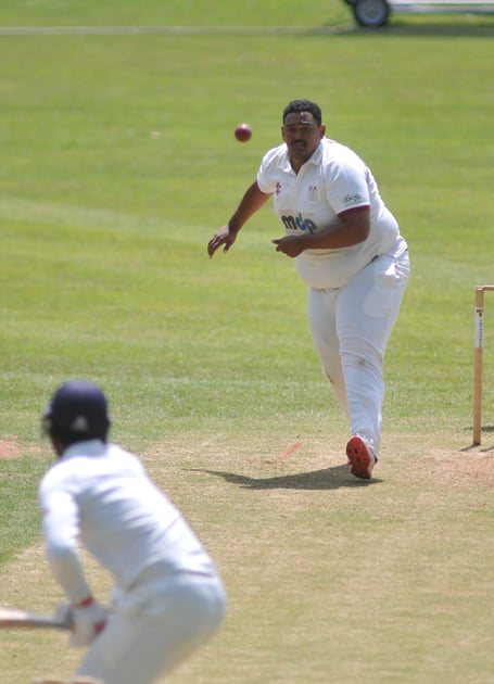 Devon Cricket League B Division. Ipplepen versus Stoke  Gabriel. Stoke's Justin Pringle