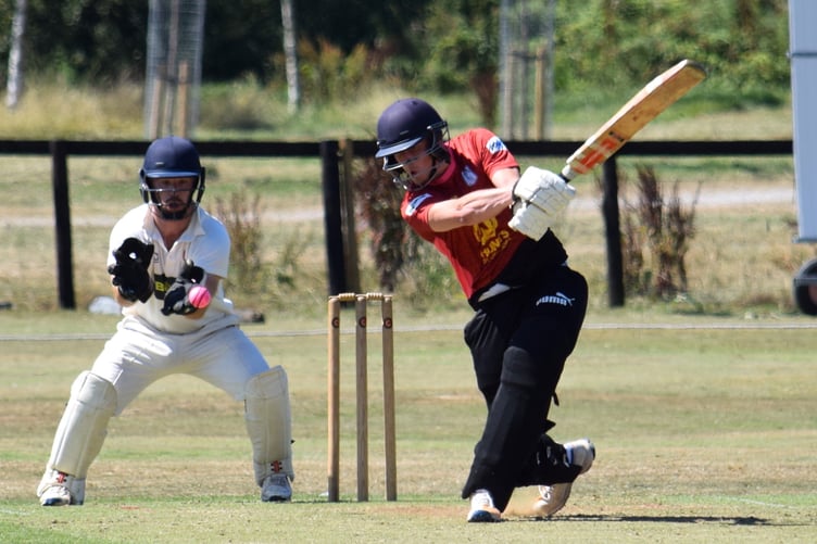 Stoke Gabriel's Isaac Withington – in at the end in the win over Clyst St George