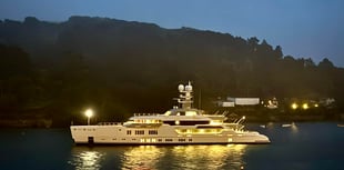 Salcombe welcomes $90m superyacht 