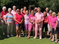 Pink is the colour, golf is the game