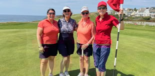 Adorning red, white and blue for local take on Solheim Cup