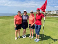Adorning red, white and blue for local take on Solheim Cup