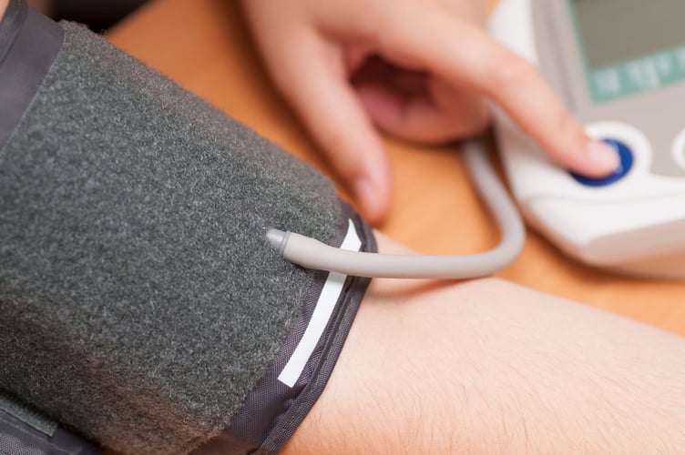 A file image of blood pressure check. Picture: DCC