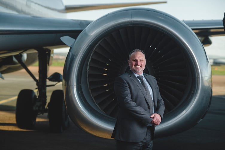 Exeter Airport Managing Director Stephen Wiltshire.