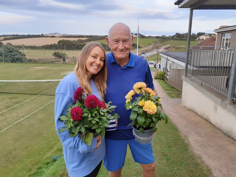End of season winners Jessie Doyle and Roger Brownill