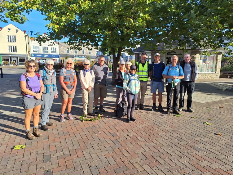 Members of the South Hams Ramblers