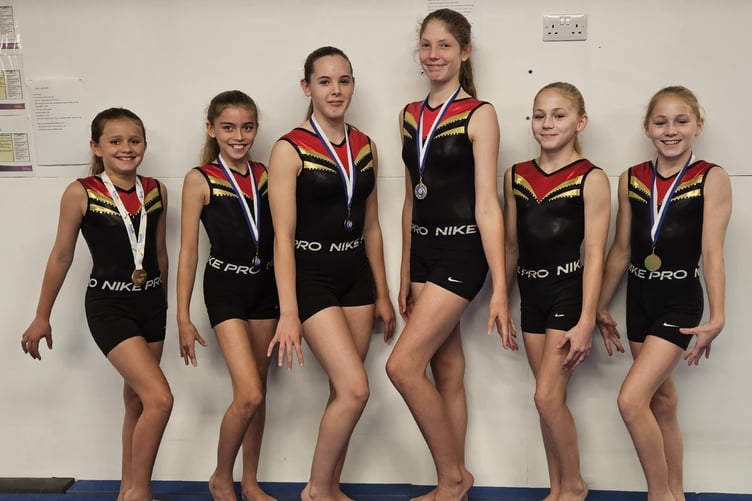 Kingsbridge Gymnastics Club competition picture