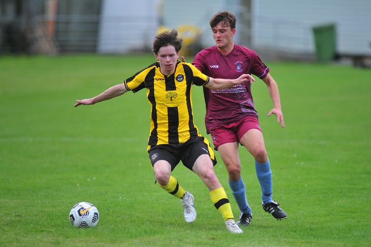 South Devon Football League Premier Division . Chudleigh Athletic versus Beesands Rovers. A 2-0 home win for Chudleigh