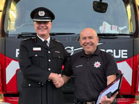 Firefighter Dave receives two special accolades