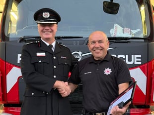 Firefighter Dave receives two special accolades