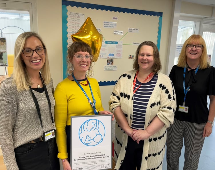 Members of the Torbay public health nursing team