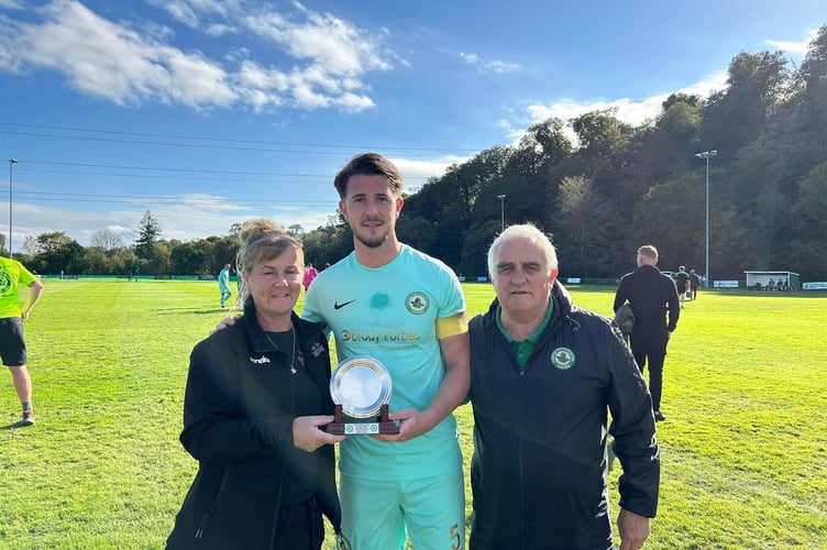 Scott Pocock- Ivybridge Town Player of the Month for September