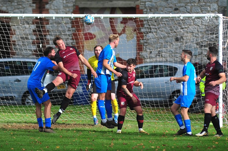South Devon Football League Premier Division.  Newton Abbot 66 versus Totnes & Dartington SC.  Final score of 2-3.
