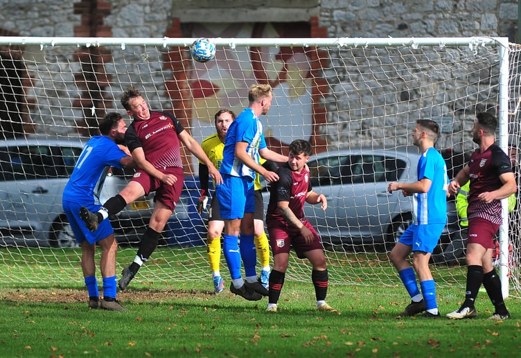 South Devon Football League Premier Division.  Newton Abbot 66 versus Totnes & Dartington SC.  Final score of 2-3.