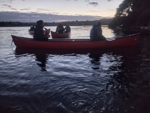  Sparkles in the water and a sky full of stars