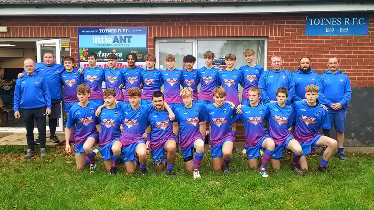 Totnes U16 boys rugby