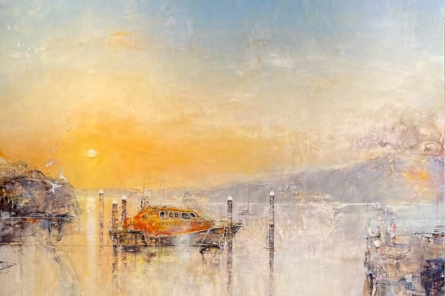 “Morning Sunrise goes to silent auction for Salcombe RNLI