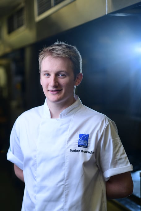 Harrison Brockington says his dishes are "produce-led"