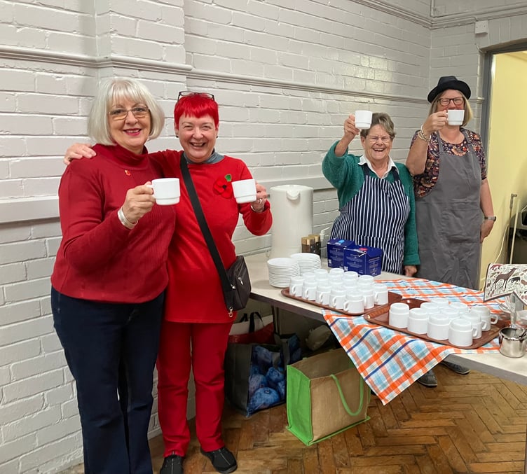 L to R: Jill Page, Gillie Gee, Carole Light and Fiona Drayton