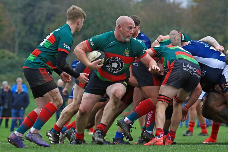 Action from Dartmouth RFC vs Devonport Services Pilgrims