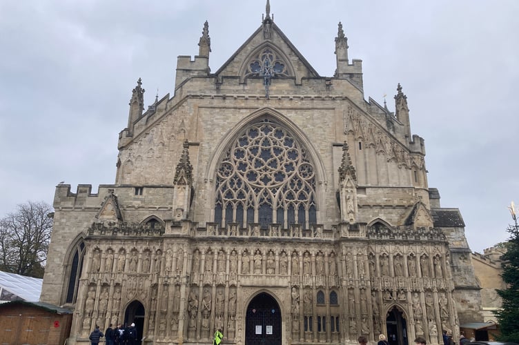 The magnificent Exeter Cathedral 