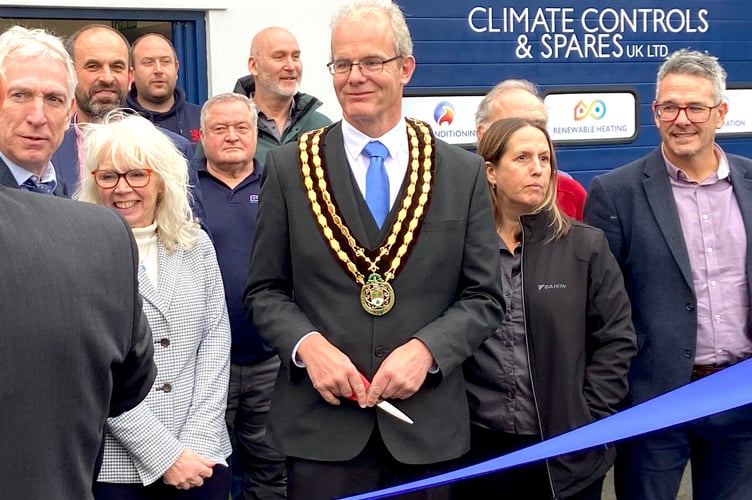 Cllr Shepherd officiated the centre’s reopening at a ribbon cutting ceremony last week