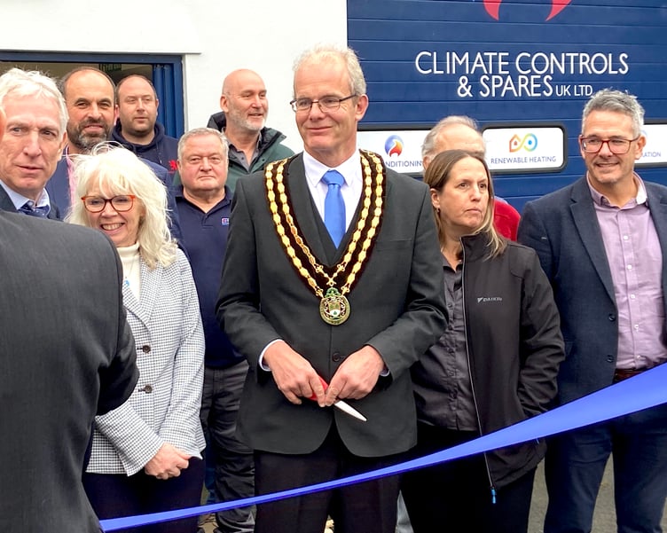 Cllr Shepherd officiated the centre’s reopening at a ribbon cutting ceremony last week