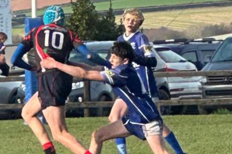 Kingsbridge U14 action vs Tavistock 2.0