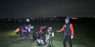 Stars come out for night golf