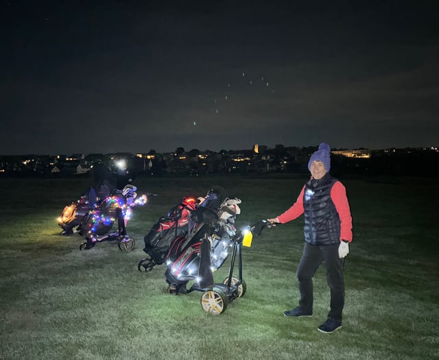 Stars come out for night golf