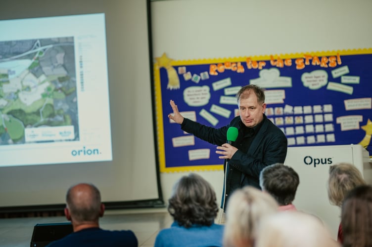 Residents are shown the history in the Sherford site