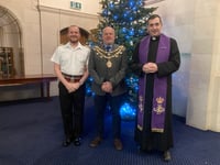 A Christmas carol service at Britannia Royal Naval College