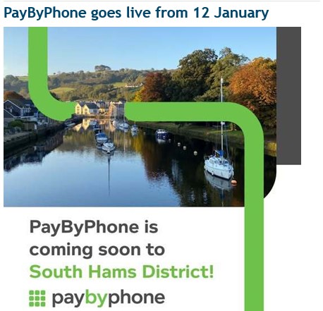 New parking app to be used in South Hams District Council car parks