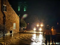 Officers from Kingsbridge and Bigbury help with Somerset floods